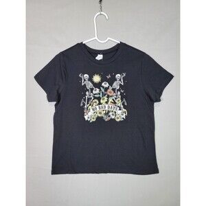 NWT Graphic Tee Juniors XL No Bad Days Novelty Short Sleeve Slight Crop